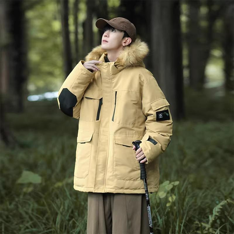 

Мужская утепленная куртка осень-зима новая модная утолщенная куртка с подогревом повседневная с капюшоном рабочая утепленная куртка 4XL