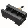 American Quick Change Tool Post Set: 2-Piece Tool Holder & 4-Piece Decoration Rod for 210 Lathe Turning Fixture