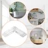 Corner Shower Shelves Waterproof Adhesive Rack Bathroom Shower Organizer Storage For Indoor Kitchen Living Room Countertop
