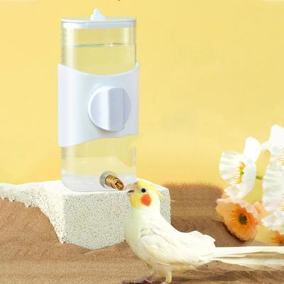 Practical 300ML Parrot Water Dispenser Striking Needle Plastic Bird Drinker Automatic Bird Water Bottle for Bird Cage
