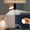 Magnetická nástěnná LED lampa otočná o 360° Noční lampa Světlo na čtení Buk Dřevo/Sapele Dřevo Šatní skříň Koupelna Ložnice Dárek