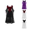 Stunning Vintage Inspired Witch Maxi Dress With Flared Sleeves Available In Ten Colors