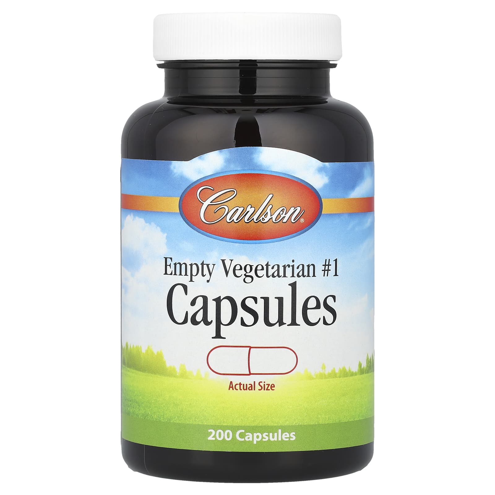 

Empty Veggie Capsules #1, 200 Capsules