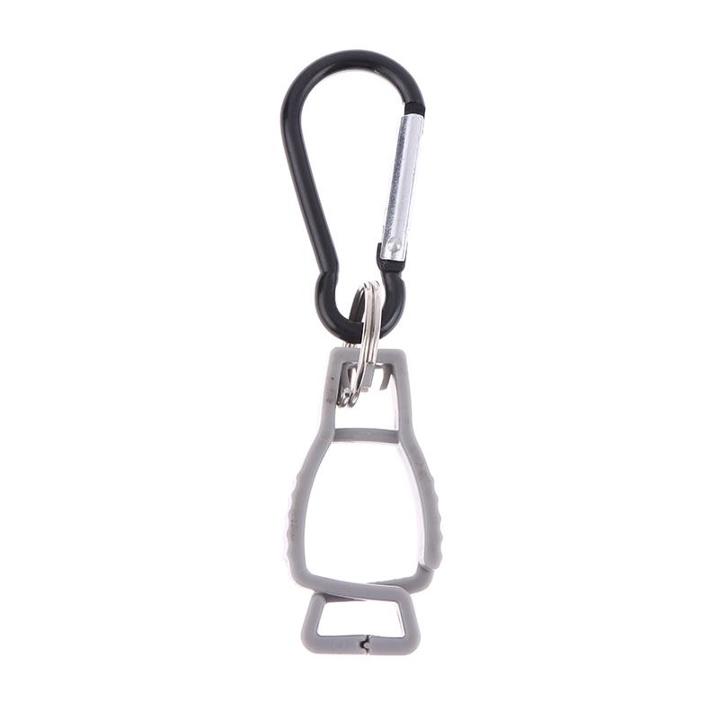 

Multifunctional Fastener Hook Plastic Safety Work Gloves Clamp Belt Holder For Hanging Gloves Masks Towels And Sports Kettles сірий колір