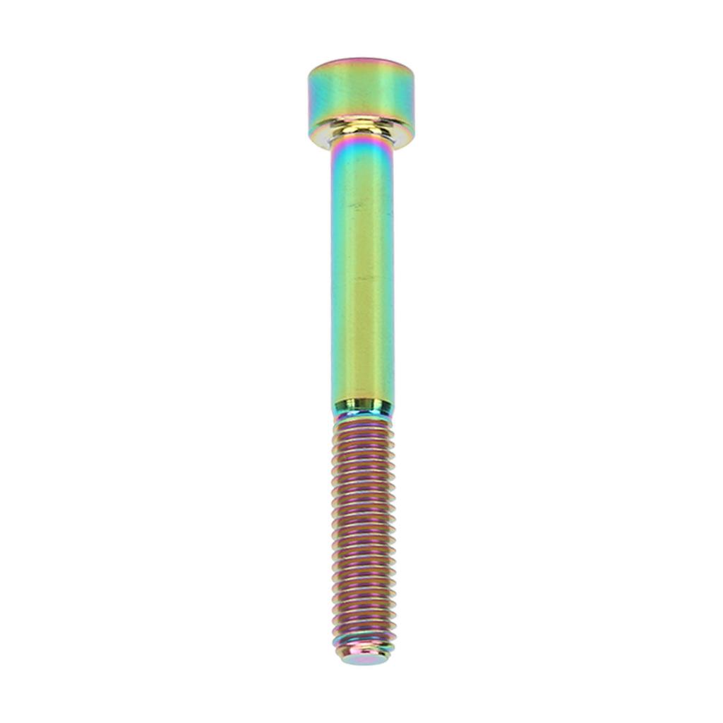 M6x50mm Bike Stem Screw Attractive Titanium Alloy Bicycle Handlebar Stem Screw for Outdoor Colorful