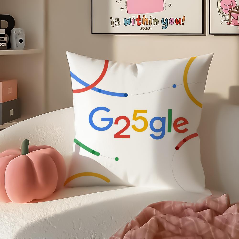 

Innovative Tech Brand GGoogle Cushion Cover Pillowcase Short Plush Invisible zipper Room Sofa Cushion Cover 30X30cm