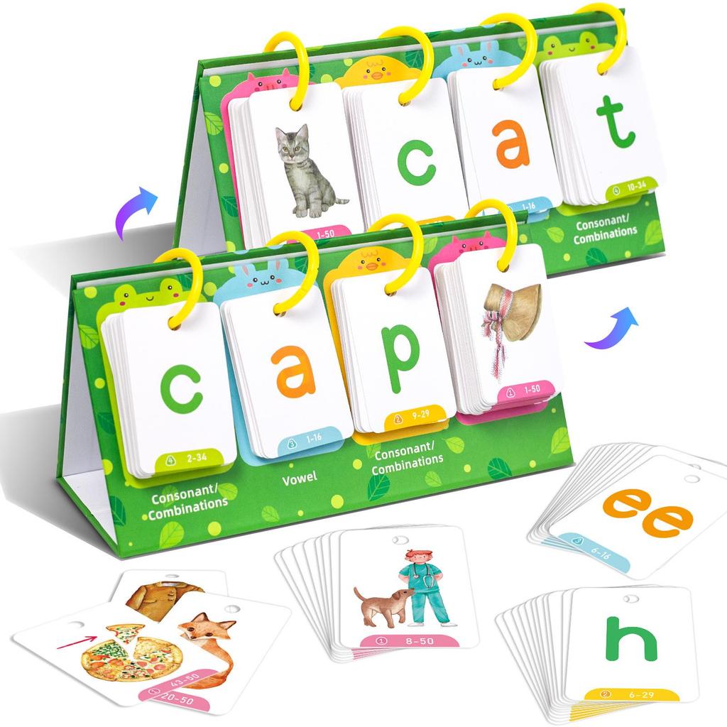 129 Educational Visual Word Flashcards for Early Learning and Parent-Child Interaction