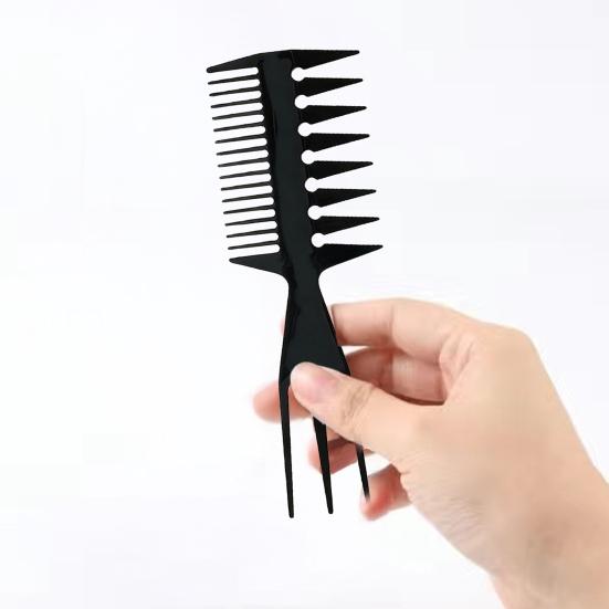 Kit de Pentes para Modelar Cabelo 2/3 Peças Homens Mulheres Volume Instantâneo Textura Pente Todos os Tipos de Cabelo Pente Volumoso de Dentes Largos