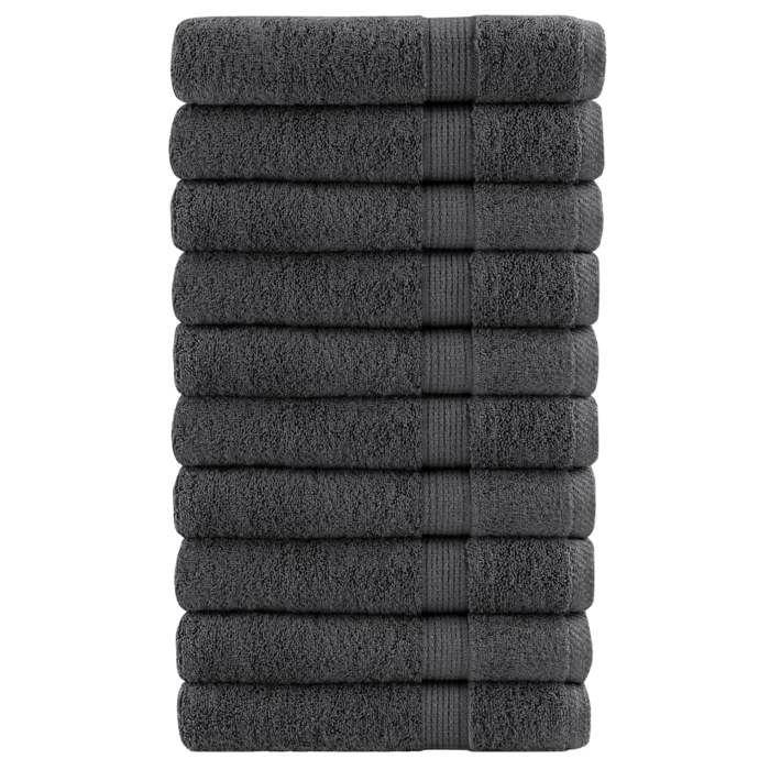 VidaXL Premium Sauna Towels 10 Pcs, Sauna Pareos, Bath Sheets, Shower Towels Bathroom 137170