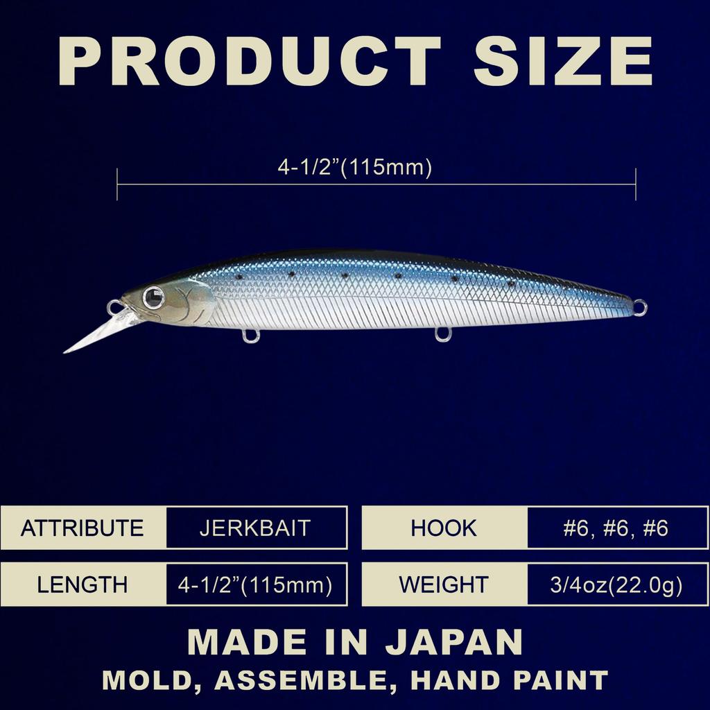 Lucky Craft USA (LUCKY CRAFT) Surf Pointer 115MR Fishing Lure