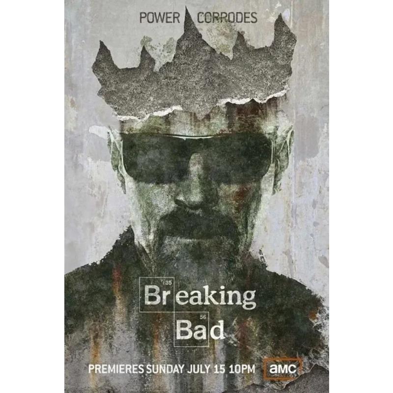 Breaking Bad Klassische Krimi-TV-Serie Poster Leinwandmalerei Heisenberg Drucke Wandkunst Bilder Moderne Heimzimmerdekoration
