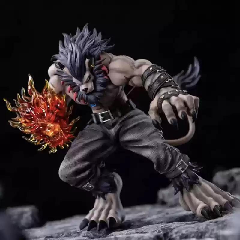 Digital Adventure - Leomon Figure Tyrannosaurus Illustrated Series Anime Model Desktop Decoration Collectible Ornament Kids Gift