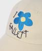 FALLETT Drawing Flower Ball Cap Ivory