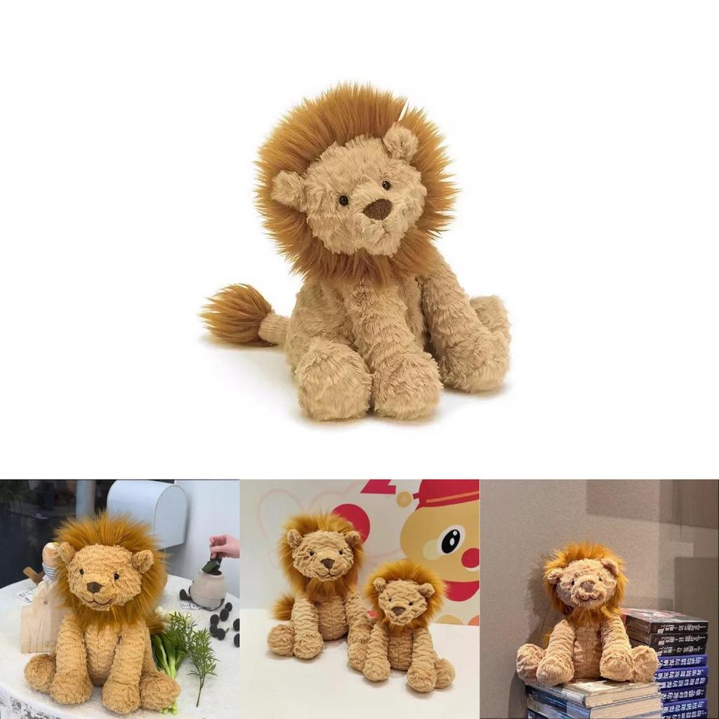 Soft Animal Plush Lion With Sponge Filling For Kids And Teens