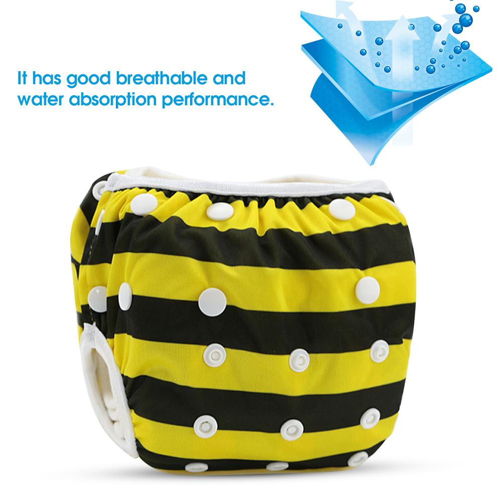 Free Size Baby Adjustable Reusable Waterproof Breathable Summer Pool Training PantsBee