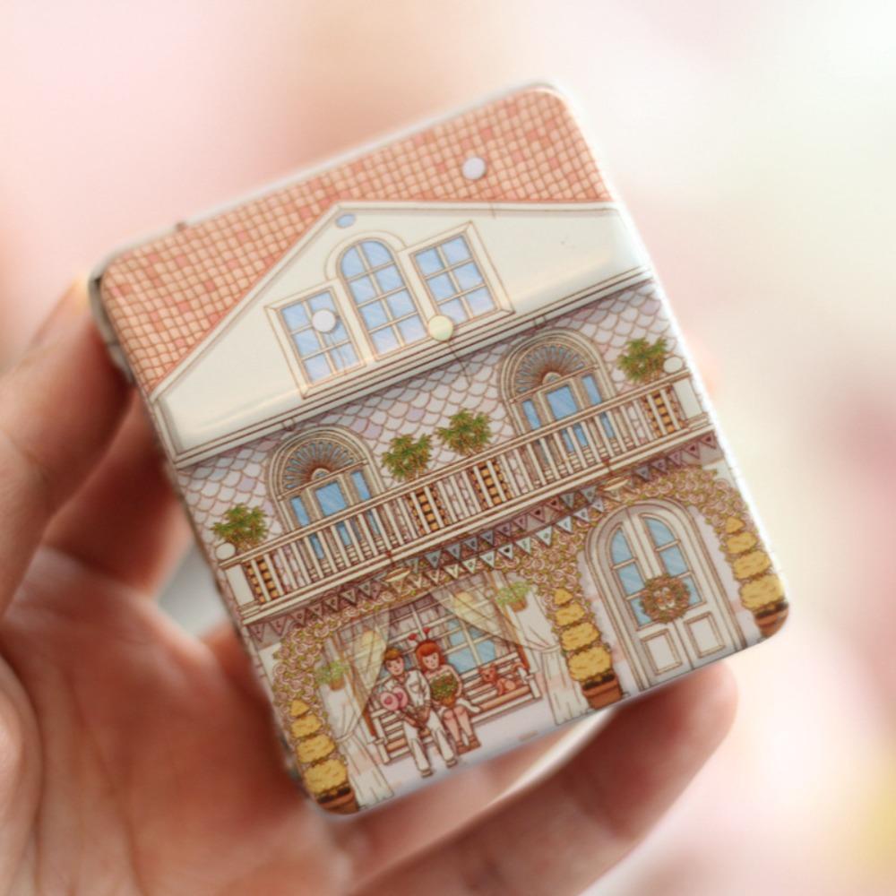 

House-Shaped Storage Box Mini Storage Organizer Creative Candy Tin Box Wedding