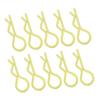10Pcs RC Car Shell Clip RShape Metal Body Clips Pins for 1 5 1 6 1 8 1 10 RC Car