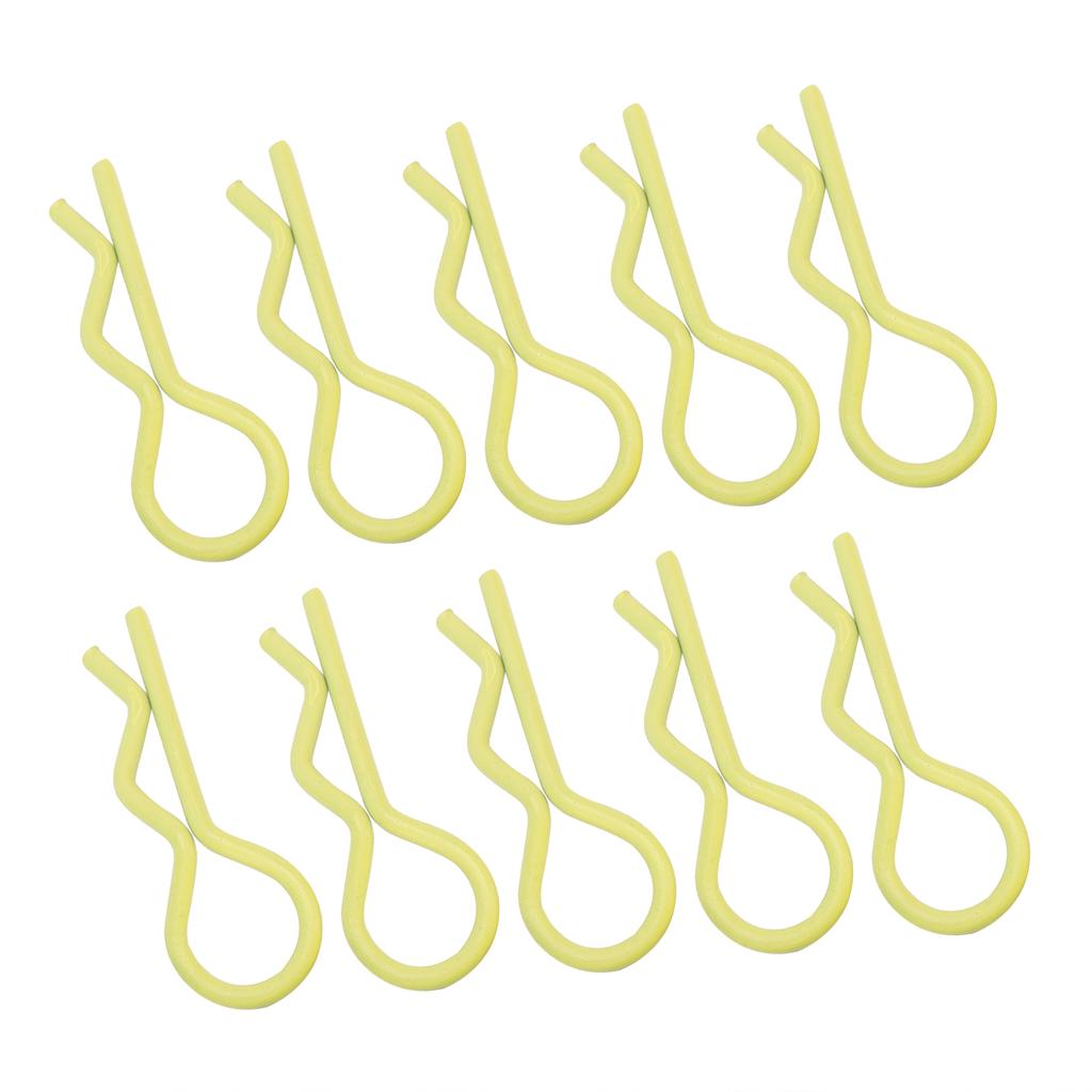 10Pcs RC Car Shell Clip RShape Metal Body Clips Pins for 1 5 1 6 1 8 1 10 RC Car