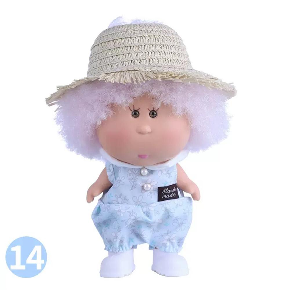 Latest 18Cm Bean Eye Cute Vinyl Doll For Kids Diy Companion Doll For Kids Good Gift Nice Decor Safe Use For Children