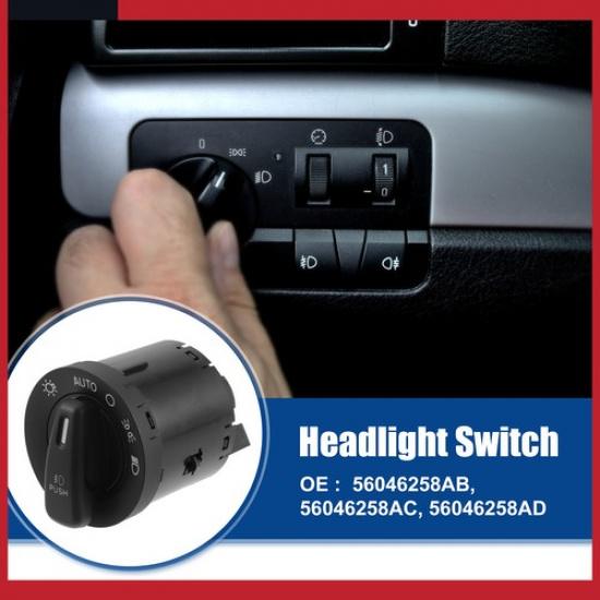 Pack of 1 for Chrysler 300 for Dodge Grand Caravan Headlight Switch 56046258AB