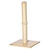 Scratching Post 60 cm Tall Scratching Trunk for Cats up to 5 kg, Cat Scratching Tree with Sisal Rope, Beige+Oak