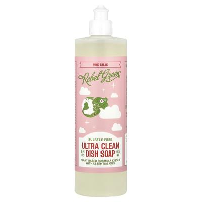 Ultra Clean Płyn do naczyń, Różowy Bez, 473 ml(16 uncji płynu)
