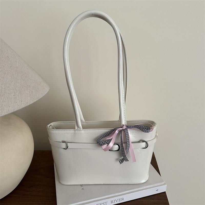 

Casual foreign style large-capacity bag women s 2025 new trendy and versatile fashion shoulder tote armpit bag хакі