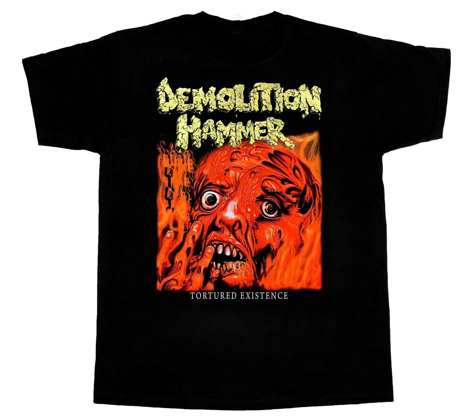 Demolition Hammer Band Tortured Existence Cotton T-Shirt Full Size SB113 S