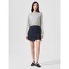 8SECONDS Crop Round Neck Pullover Light Gray