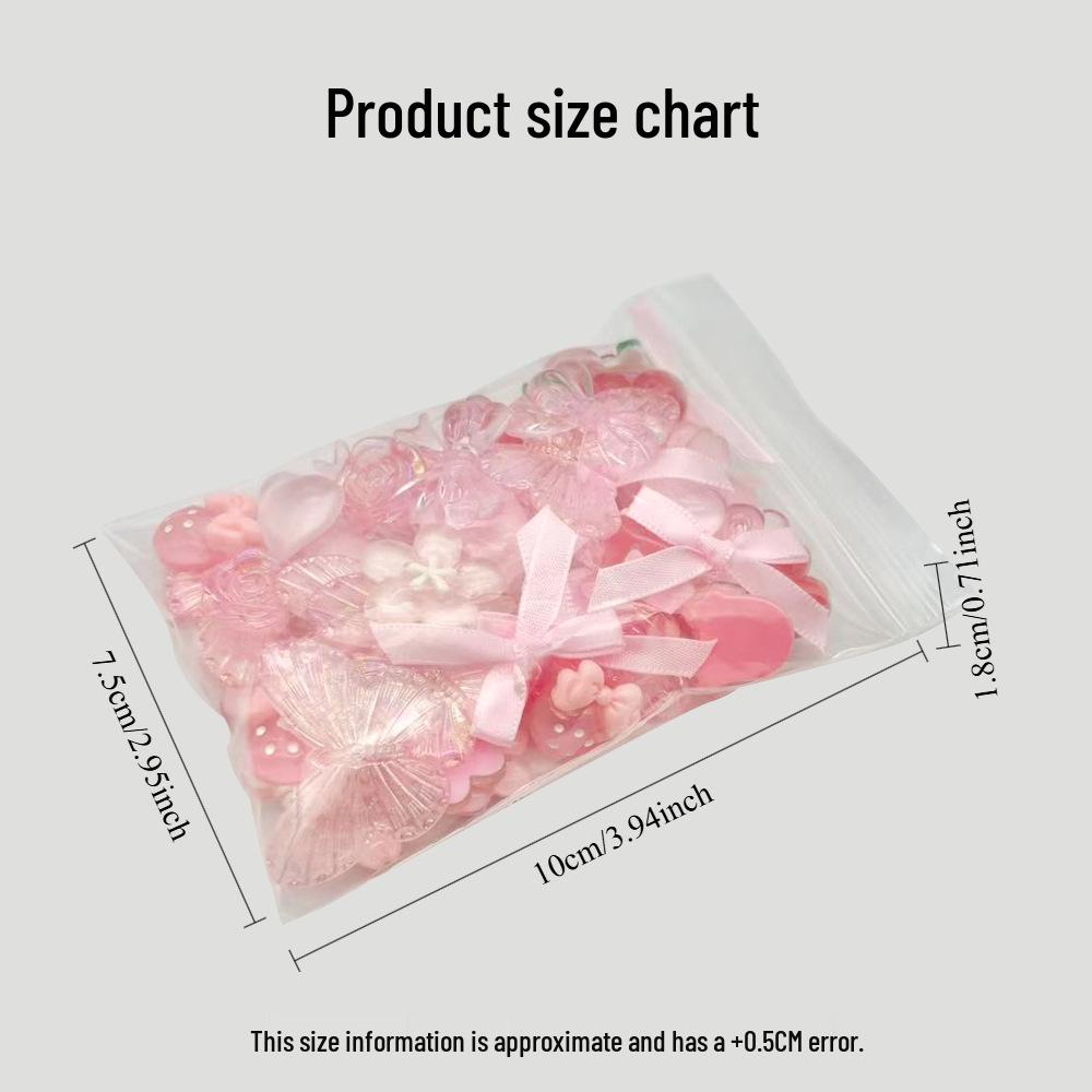 

Laser Acrylic Butterfly Ribbon Phone Case and DIY Resin Jewelry Accessories Set