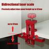 Cabinet Door Installation Jig Double-Hole Alignment With Adjustable Positioner Cabinet Door Mounting Support For Home Office