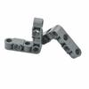 Thick Hole Beam 4x4 Building Blocks Compatible Car Truck Steering Liftarm Replacement Bricks MOC Right Angle Beam Creative Toys