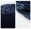 Stylish Versatile Velvet Lace High-Neck Long-Sleeve Shirt for Women