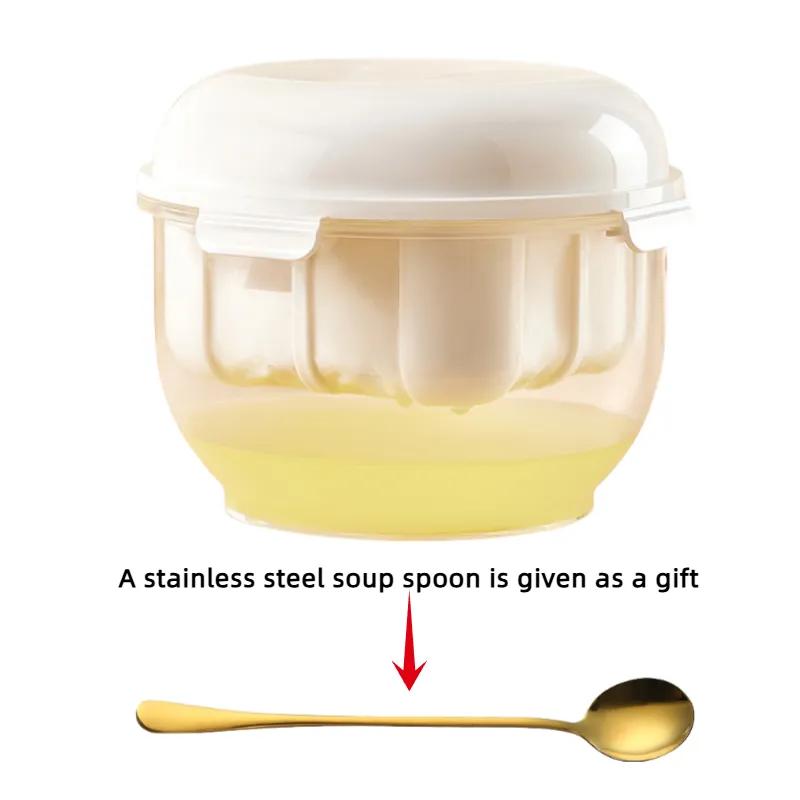 

Premium Greek Yogurt Strainer – Thick & Creamy Homemade Yogurt Maker – BPA-Free Reusable Mesh Filter with Lid