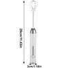 Elektrischer Eieraufschläger Schneebesen 1200mAh Handheld Milchaufschäumer 3 Geschwindigkeiten Einstellbar Eieraufschläger Schneebesen Schaumhersteller Schneebesen Getränke Schaum Mixer