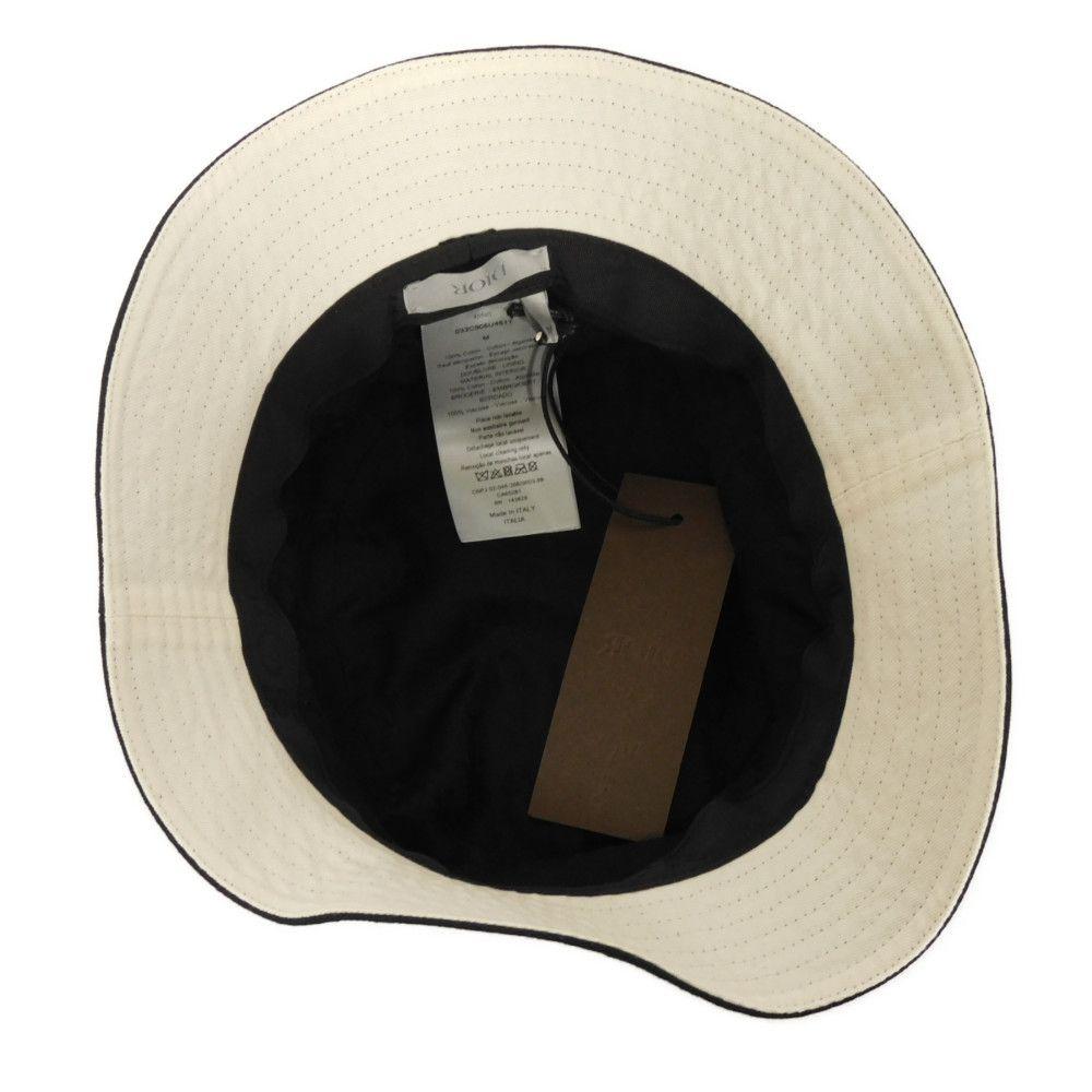 Used Travis Scott Cactus Jack Bob Bucket Hat (10656) 033C906U4511 7919 Medium 23.2" Logo Embroidery Oblique Black Men's
