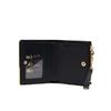 Daks Black Leather Dd Logo 2 Zip Wallet Dcwa2f417bk
