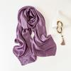 Solid Color Headscarf Long Scarf Women'S Silk Scarf Hot-Selling Scarf Scarf Shawl Multi-Purpose Hijab
