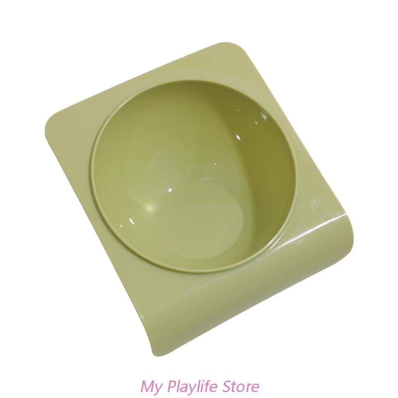 

Приподнятые нескользящие миски для домашних животных, миска для корма для кошек, миска для воды, миска для кошек, кормушка для кошек, собак, подставка для защиты шеи, миска для собак зелёный