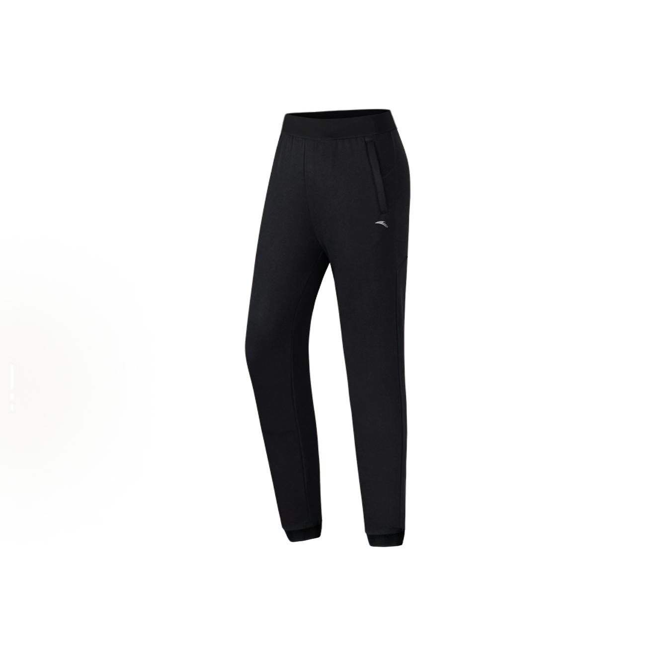 

Anta Training Series Knitted Fleece Warm Flowing Outdoor Fitness Loose Pants Women pants Basic-Black 162547301R-1 XL