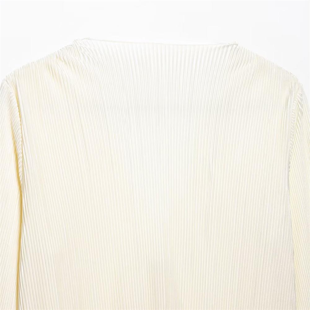 2025 Spring/Summer Women's Sexy Minimalist V-Neck Bell Sleeve Tie Cardigan