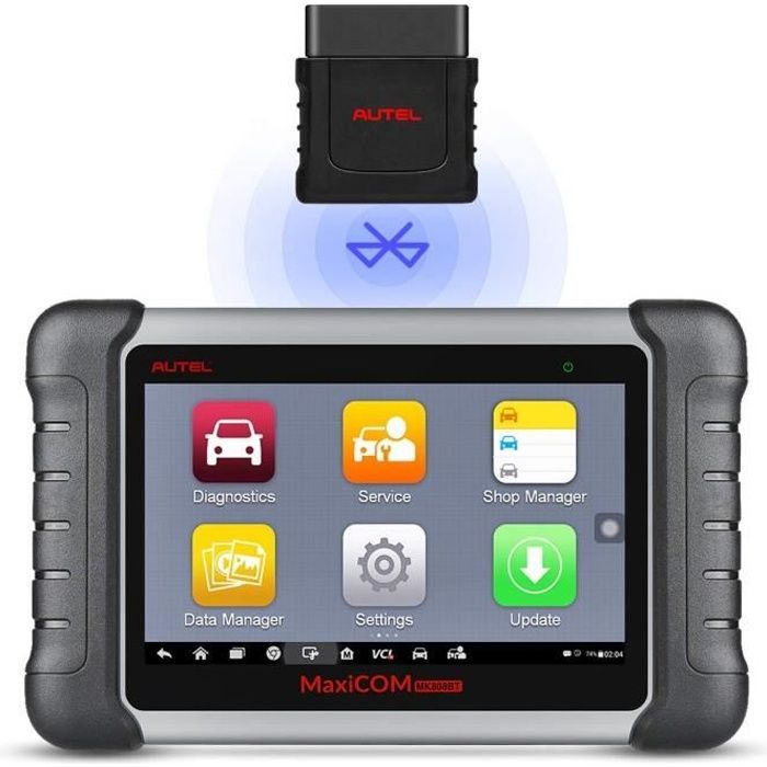 OBD2 Scanner - Autel - MaxiCOM MK808BT - Bluetooth - EPB Reset - 7-inch LCD