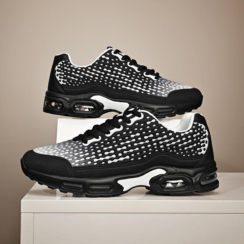 Fashion Sneakers for Men Comfort Air-cushion Running Sports Shoes Soft Sole Non-slip Trainers for Jogging Fitness Training