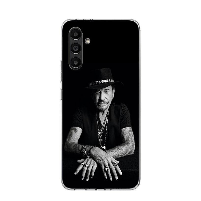 Johnny Hallyday Music Case Phone Cover for Samsung Galaxy A16 A56 A36 A26 A15 A55 A35 A25 A14 A54 A34 A24 A13 A53 A33 A23 A05S A
