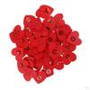 50 Piece Heart Shape Engraving Wooden Christmas Party Ornament Gift Tags Label Embellishments