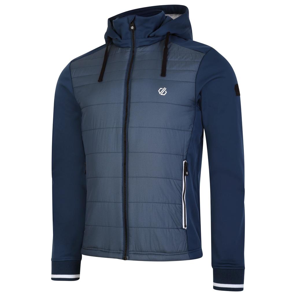 Dare 2B Pánská hybridní bunda s kapucí, polstrovaná, na zip