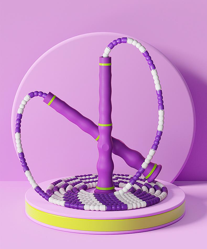 Adjustable Bamboo Jump Rope for Kids & Beginners: Ideal for Kindergarten, Primary School, Physical Education, and Weight Loss.