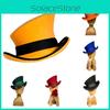 Steam Punk Hat Fashion Ribbon Decorative Hats Cover Flat Plush