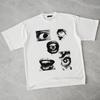 Streetwear Funny Graphic Tričko Bavlněné tričko Unisex Top Trička Tričko Léto Tričko s krátkým rukávem(3)