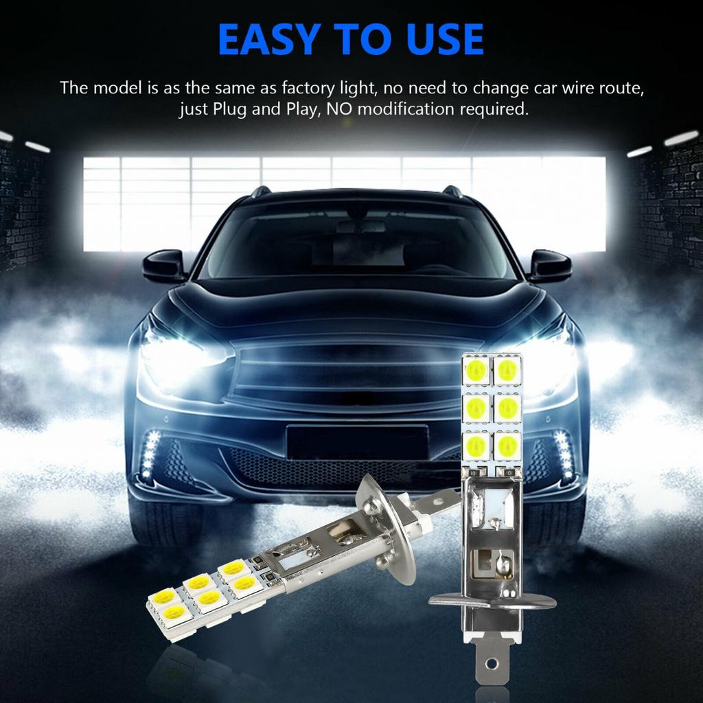H1 Fog Lights H1 Headlight LED Super White 12V-24V